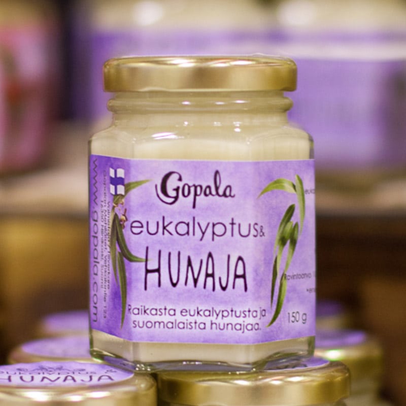 eukalyptushunaja-kotimainen-gopala eukalyptus hunaja