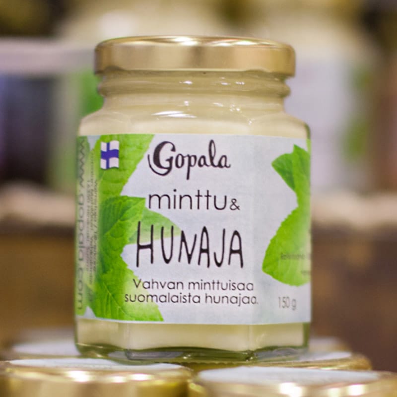 kotimainen-minttuhunaja-hunaja-verkkokauppa-gopala minttuhunaja hunaja verkkokauppa